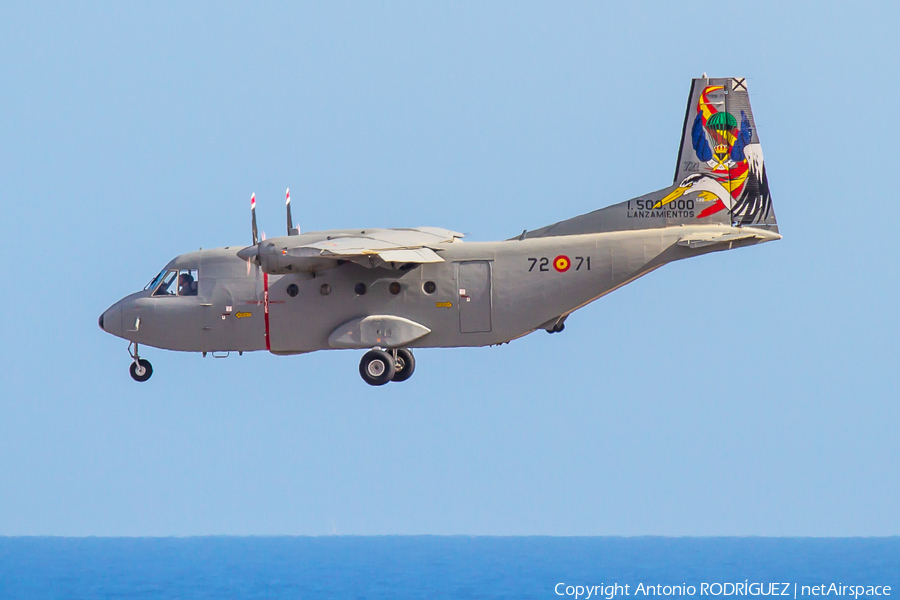 Spanish Air Force (Ejército del Aire) CASA C-212-100 Aviocar (T.12B-71) | Photo 412659