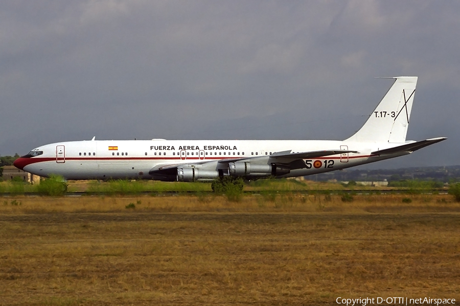 Spanish Air Force (Ejército del Aire) Boeing 707-368C (T.17-3) | Photo 345506