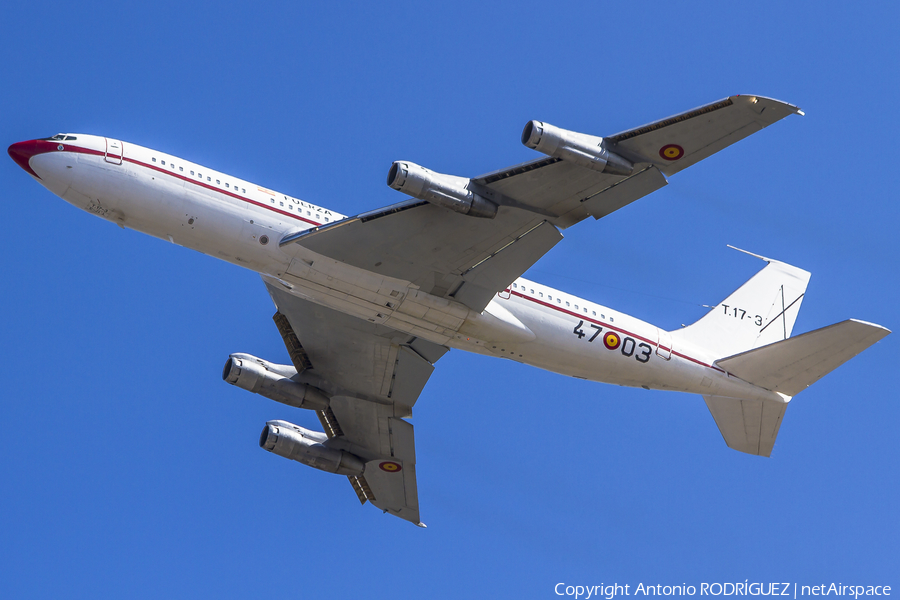 Spanish Air Force (Ejército del Aire) Boeing 707-368C (T.17-3) | Photo 164511