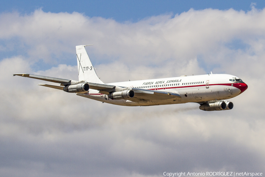Spanish Air Force (Ejército del Aire) Boeing 707-368C (T.17-3) | Photo 177561
