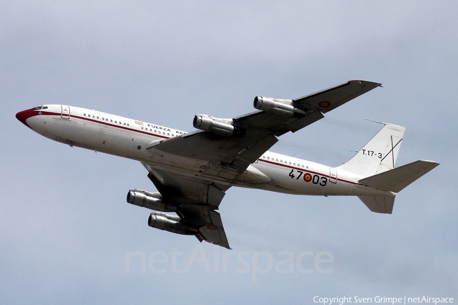 Spanish Air Force (Ejército del Aire) Boeing 707-368C (T.17-3) | Photo 74576