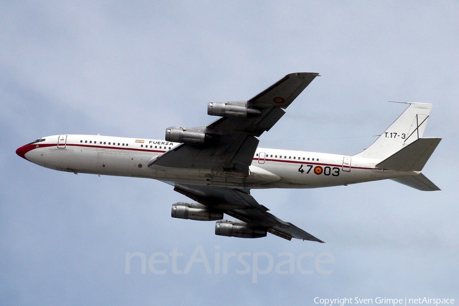 Spanish Air Force (Ejército del Aire) Boeing 707-368C (T.17-3) | Photo 74625