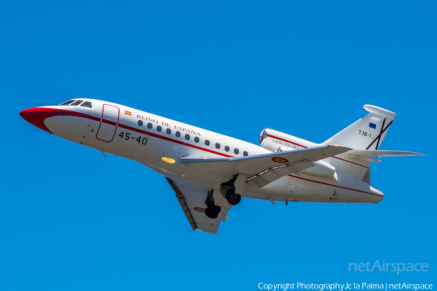 Spanish Air Force (Ejército del Aire) Dassault Falcon 900B (T.18-1) | Photo 529847