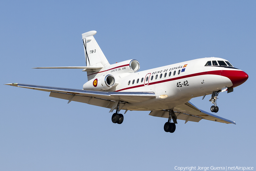 Spanish Air Force (Ejército del Aire) Dassault Falcon 900B (T.18-3) | Photo 537301