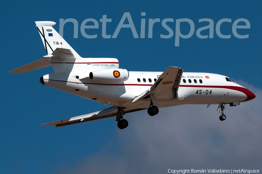 Spanish Air Force (Ejército del Aire) Dassault Falcon 900B (T.18-4) | Photo 349295