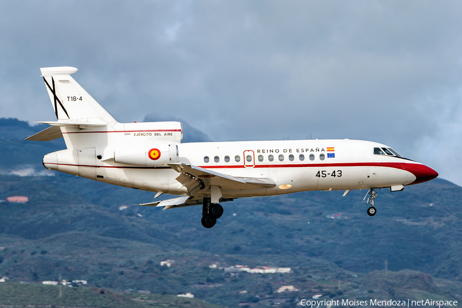Spanish Air Force (Ejército del Aire) Dassault Falcon 900B (T.18-4) | Photo 133614