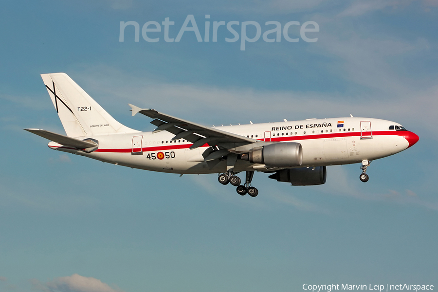 Spanish Air Force (Ejército del Aire) Airbus A310-304 (T.22-1) | Photo 203255