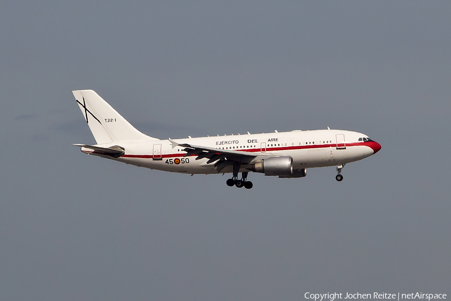 Spanish Air Force (Ejército del Aire) Airbus A310-304 (T.22-1) | Photo 99704