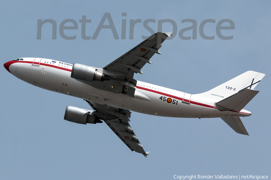 Spanish Air Force (Ejército del Aire) Airbus A310-304 (T.22-2) | Photo 344172