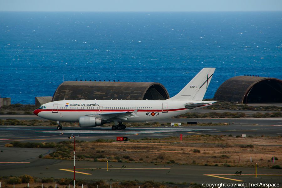 Spanish Air Force (Ejército del Aire) Airbus A310-304 (T.22-2) | Photo 365420