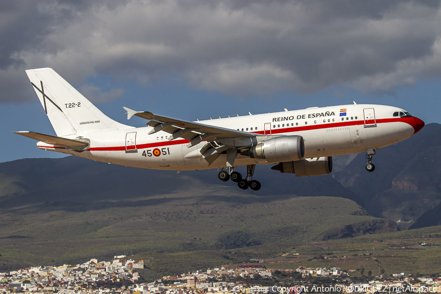 Spanish Air Force (Ejército del Aire) Airbus A310-304 (T.22-2) | Photo 369318