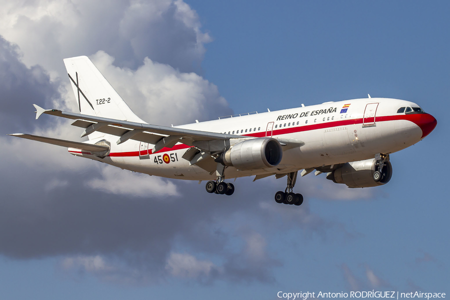 Spanish Air Force (Ejército del Aire) Airbus A310-304 (T.22-2) | Photo 369320
