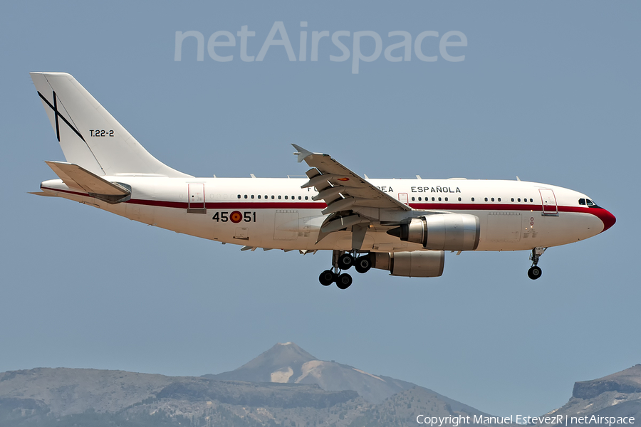 Spanish Air Force (Ejército del Aire) Airbus A310-304 (T.22-2) | Photo 222722