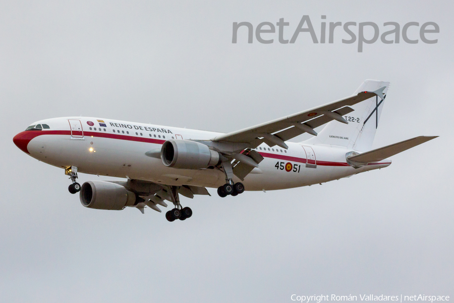 Spanish Air Force (Ejército del Aire) Airbus A310-304 (T.22-2) | Photo 462841