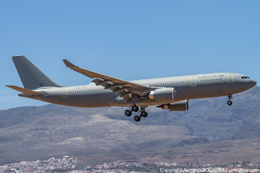 Spanish Air Force (Ejército del Aire) Airbus A330-202 (T.24-01) | Photo 505856