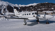 (Private) Cessna 425 Conquest I (T7-425) at  Samedan - St. Moritz, Switzerland