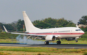 Travya Boeing 737-73Q(BBJ) (T7-BMB) at  Adisumarmo International, Indonesia