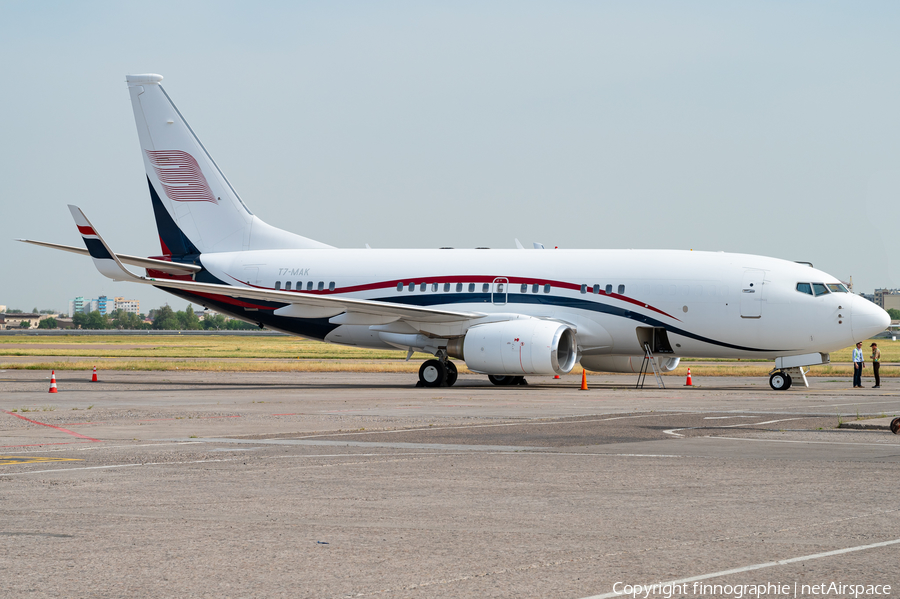 (Private) Boeing 737-7HZ(BBJ) (T7-MAK) | Photo 679439