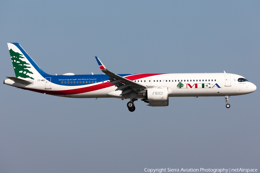 MEA - Middle East Airlines Airbus A321-271NX (T7-ME1) | Photo 502416