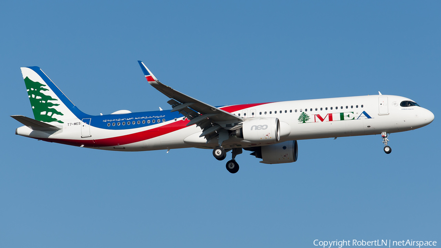 MEA - Middle East Airlines Airbus A321-271NX (T7-ME5) | Photo 589858