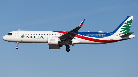 MEA - Middle East Airlines Airbus A321-271NX (T7-ME5) at  Frankfurt am Main, Germany