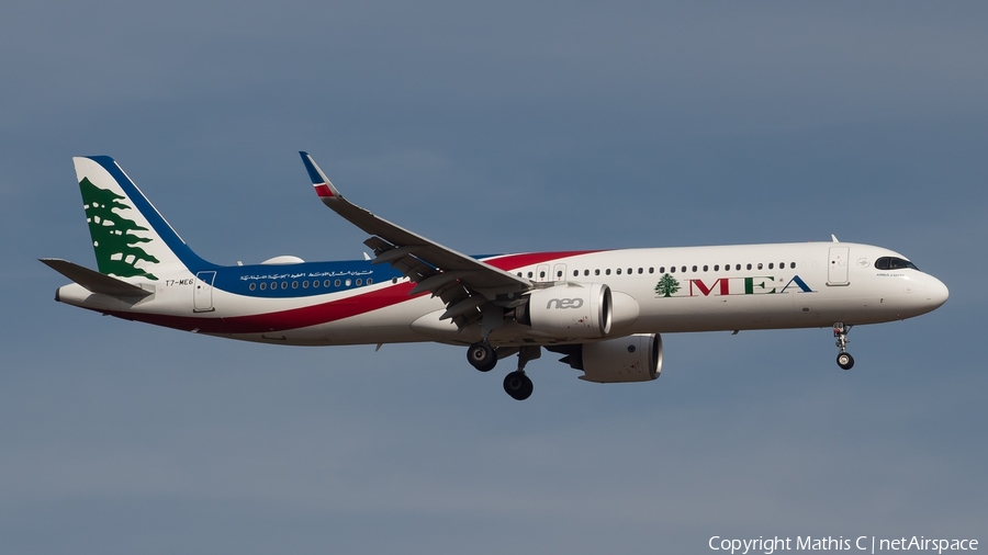 MEA - Middle East Airlines Airbus A321-271NX (T7-ME6) | Photo 524512