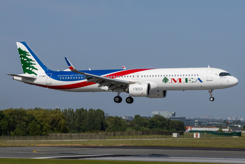 MEA - Middle East Airlines Airbus A321-271NX (T7-ME7) at  Brussels - International, Belgium