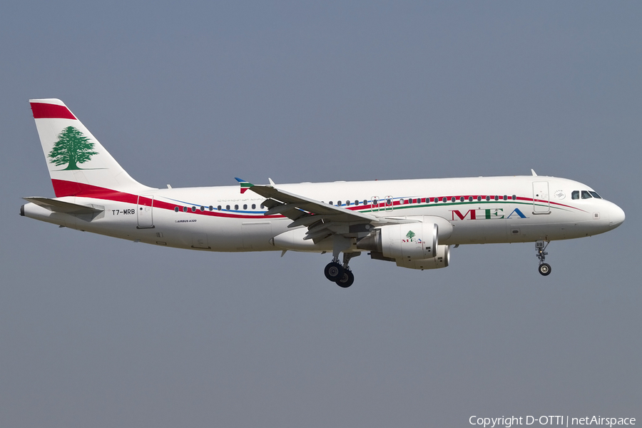 MEA - Middle East Airlines Airbus A320-214 (T7-MRB) | Photo 447661