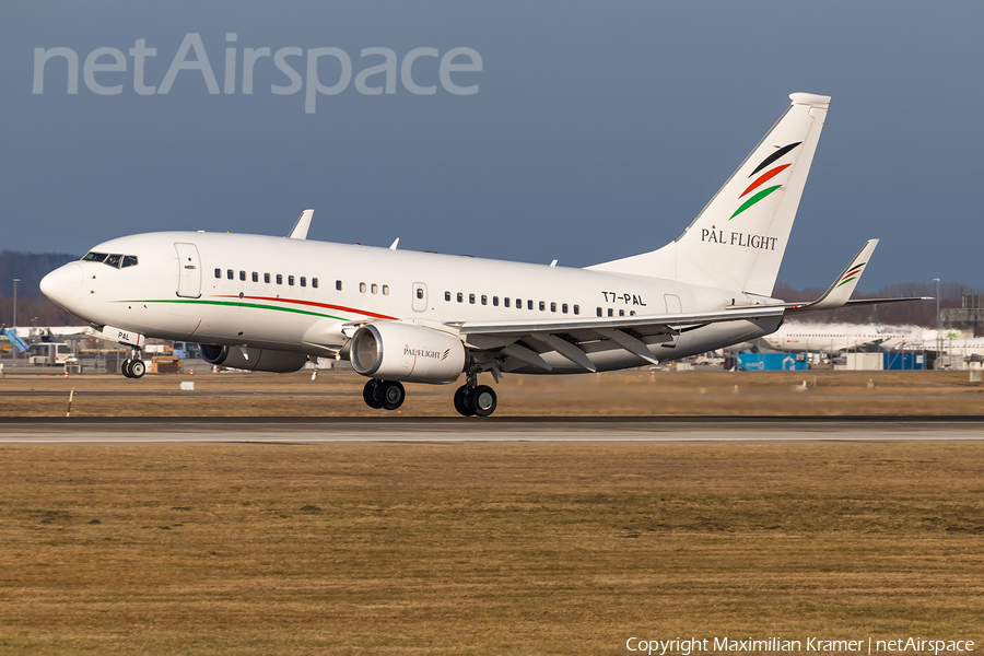 Arab Wings Boeing 737-7GJ(BBJ) (T7-PAL) | Photo 602980