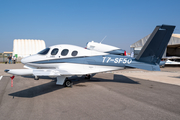 (Private) Cirrus SF50 Vision Jet G2+ Arrivee (T7-SF50) at  Lleida–Alguaire, Spain