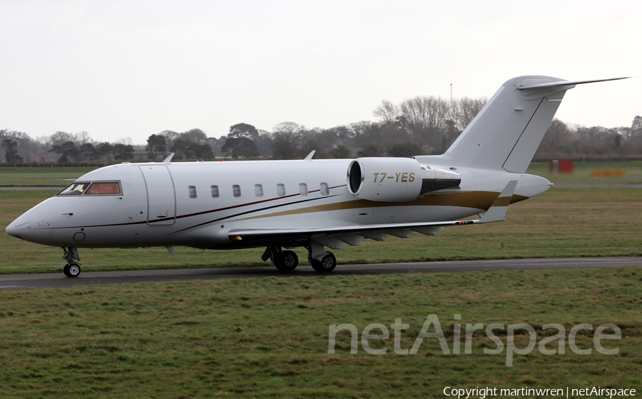 (Private) Bombardier CL-600-2B16 Challenger 605 (T7-YES) | Photo 371592