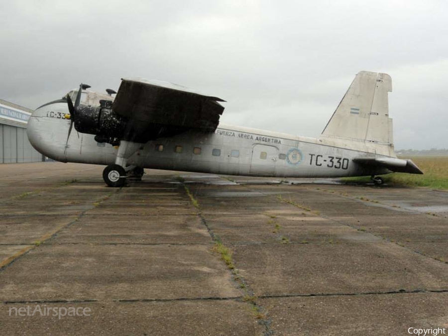 Argentine Air Force (Fuerza Aérea Argentina) Bristol 170 Freighter Mk.1A (TC-330) | Photo 451701