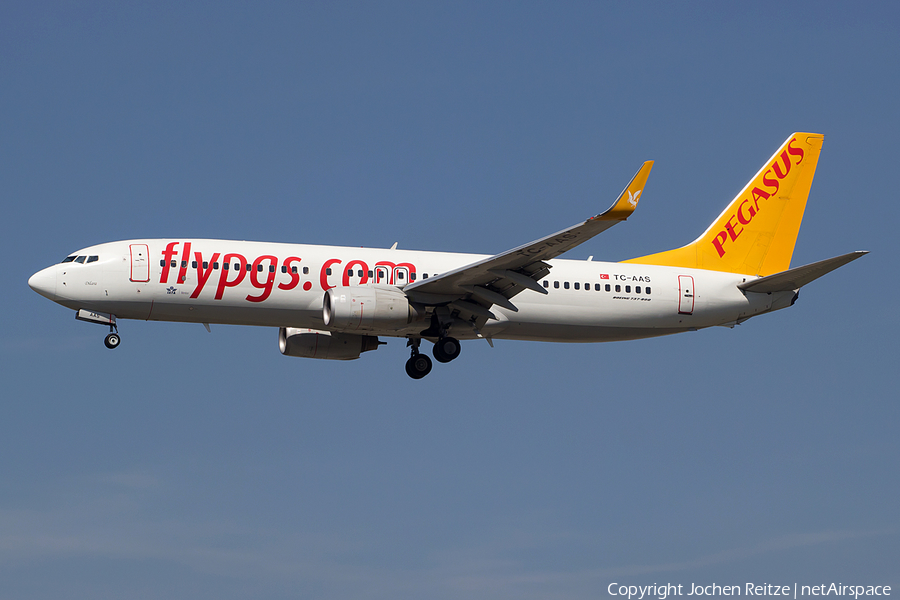 Pegasus Airlines Boeing 737-82R (TC-AAS) | Photo 84870