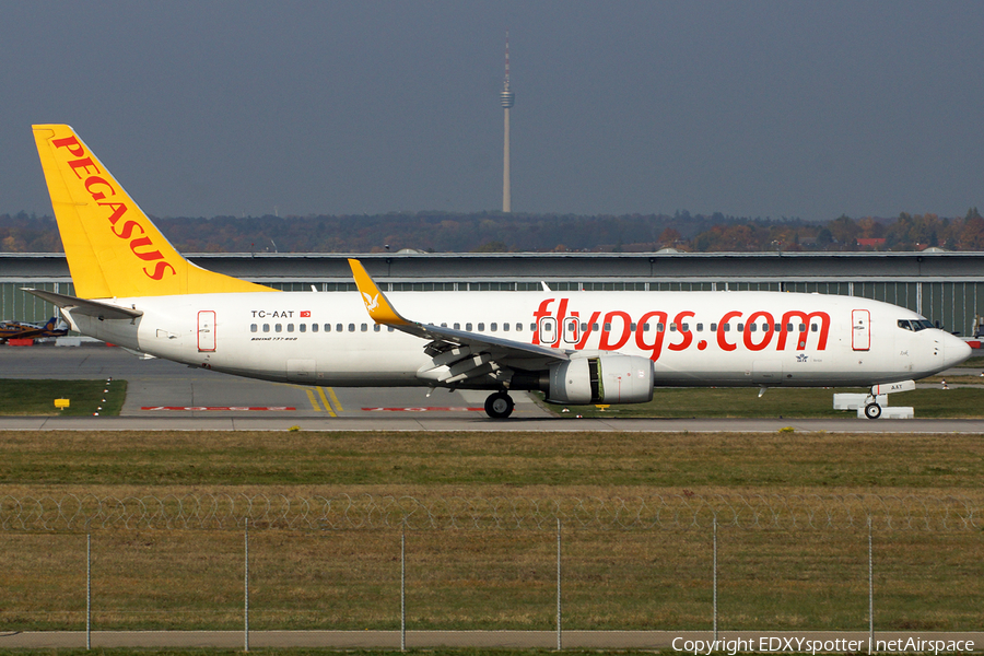 Pegasus Airlines Boeing 737-82R (TC-AAT) | Photo 379908