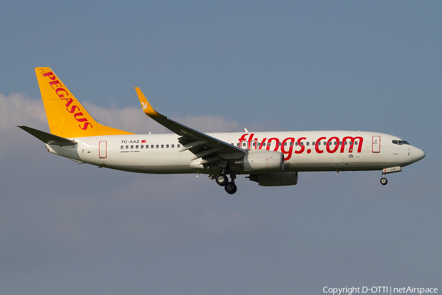 Pegasus Airlines Boeing 737-82R (TC-AAZ) | Photo 354464