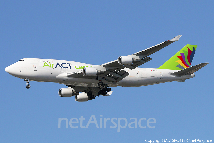 ACT Airlines Boeing 747-481(BDSF) (TC-ACF) | Photo 406568