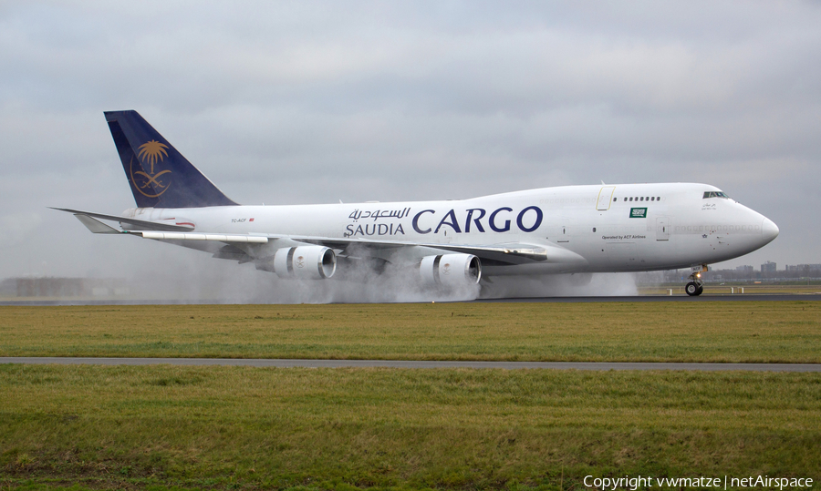 Saudi Arabian Cargo (ACT Airlines) Boeing 747-481(BDSF) (TC-ACF) | Photo 300895