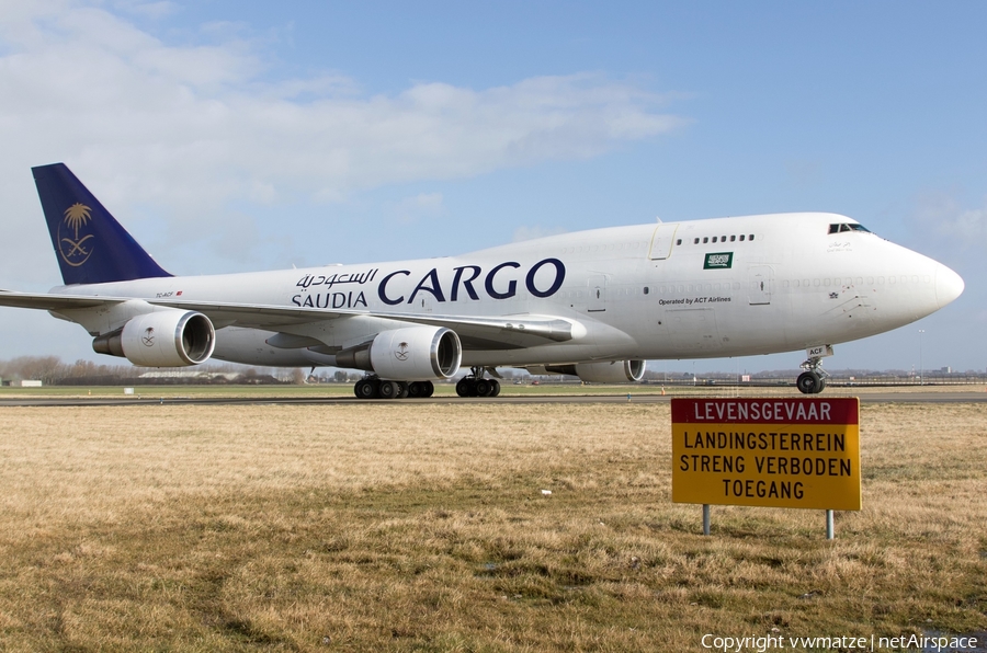 Saudi Arabian Cargo (ACT Airlines) Boeing 747-481(BDSF) (TC-ACF) | Photo 424229