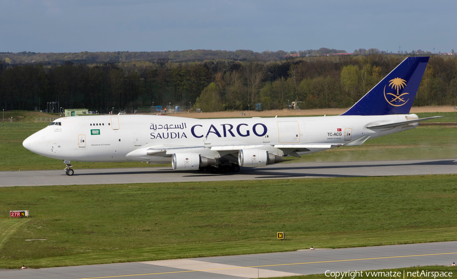 Saudi Arabian Cargo (ACT Airlines) Boeing 747-481(BDSF) (TC-ACG) | Photo 200381