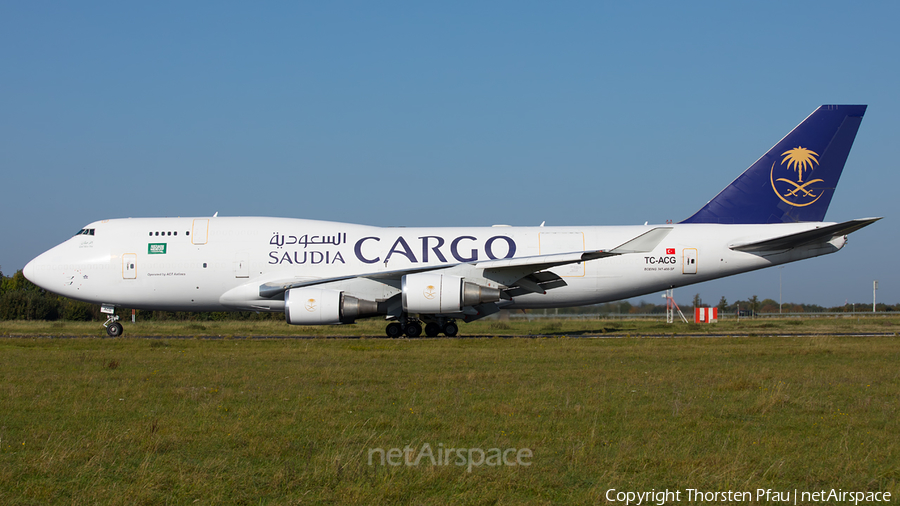Saudi Arabian Cargo (ACT Airlines) Boeing 747-481(BDSF) (TC-ACG) | Photo 193304