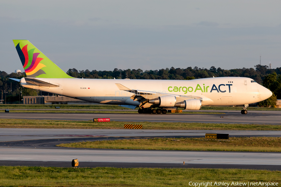 ACT Airlines Boeing 747-428(ERF/SCD) (TC-ACM) | Photo 383657