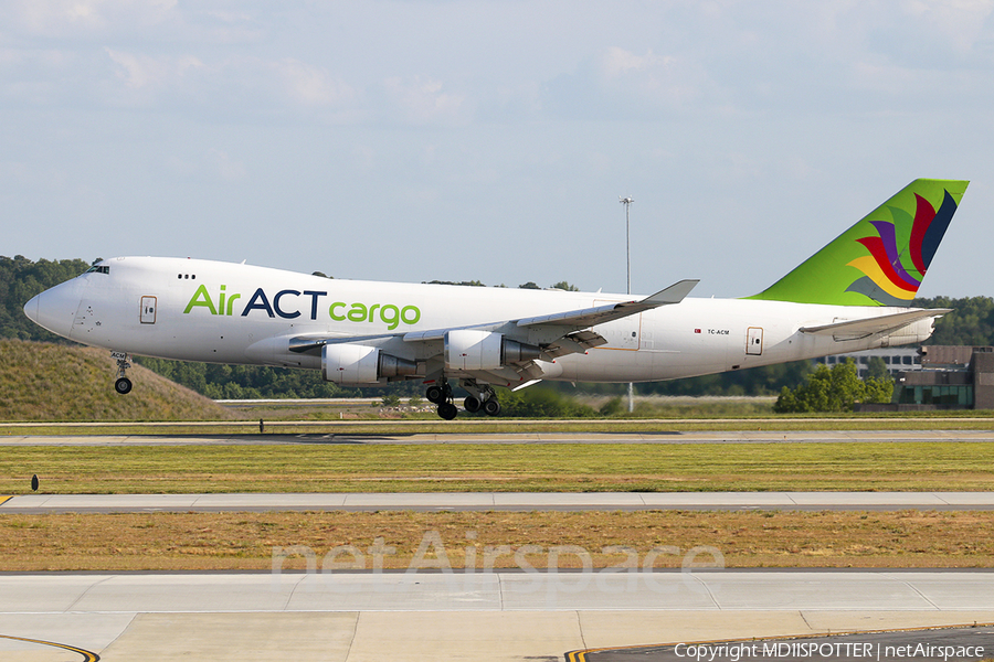 ACT Airlines Boeing 747-428(ERF/SCD) (TC-ACM) | Photo 387972