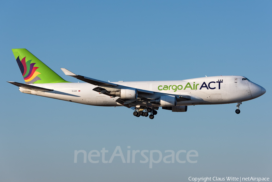 ACT Airlines Boeing 747-428(ERF/SCD) (TC-ACR) | Photo 322641