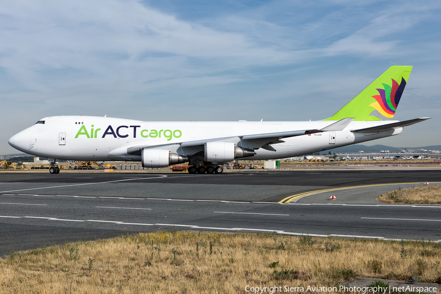 ACT Airlines Boeing 747-428(ERF/SCD) (TC-ACR) | Photo 323136