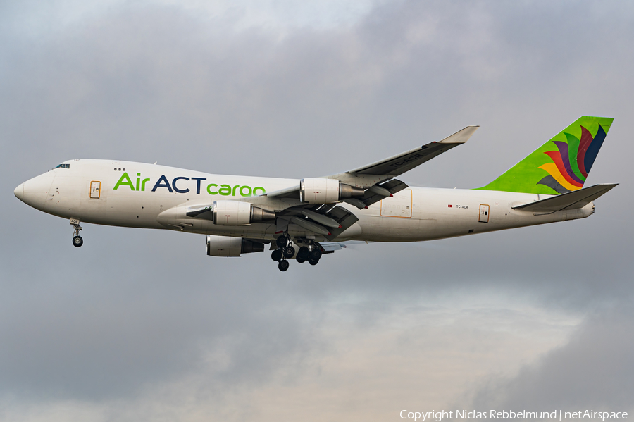 ACT Airlines Boeing 747-428(ERF/SCD) (TC-ACR) | Photo 481038