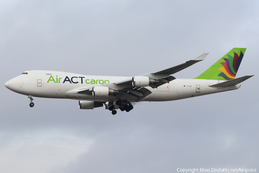 ACT Airlines Boeing 747-428(ERF/SCD) (TC-ACR) | Photo 489001