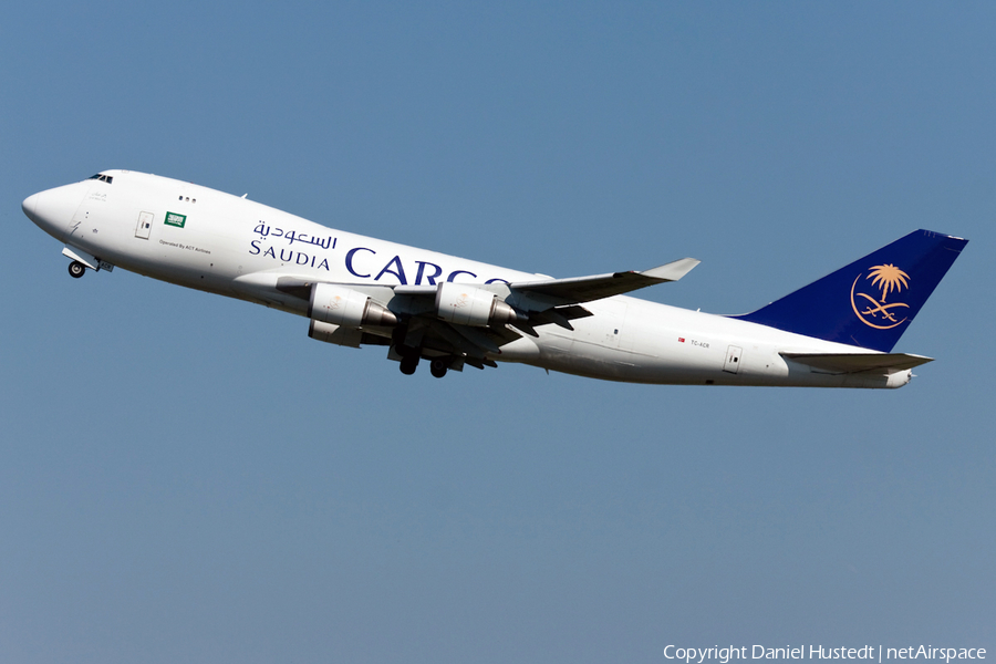 Saudi Arabian Cargo (ACT Airlines) Boeing 747-428(ERF/SCD) (TC-ACR) | Photo 491599