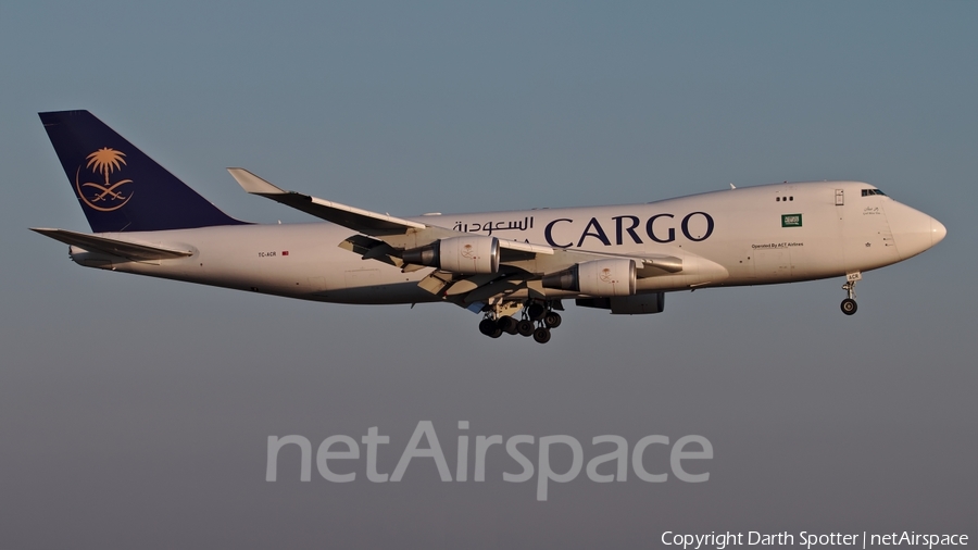 Saudi Arabian Cargo (ACT Airlines) Boeing 747-428(ERF/SCD) (TC-ACR) | Photo 234722