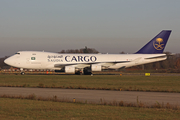 Saudi Arabian Cargo (ACT Airlines) Boeing 747-428(ERF/SCD) (TC-ACR) at  Maastricht-Aachen, Netherlands