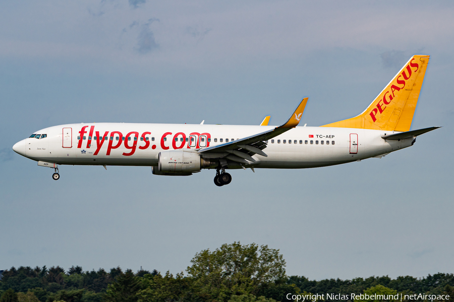 Pegasus Airlines Boeing 737-82R (TC-AEP) | Photo 402087